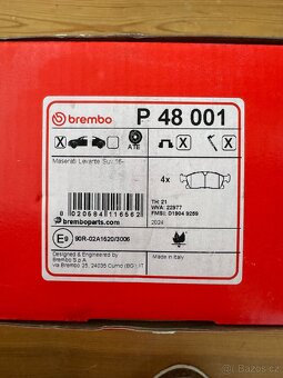 Brzdové obložení / brzdové destičky Maserati Levante - 3