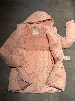 Krásný zimní kabát- bunda pro holku vel.158 - 3
