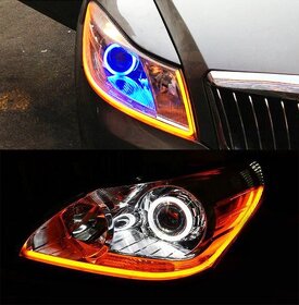 LED Audi DRL denní svícení s funkcí blinkru 60cm - 3