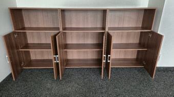 Kancelářské skříně Hobis - dekor ořech - 3