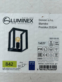 Nástěnná lampa Luminex 842 nová - 3