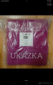 12KS fialových-bílých dek, DecoDoma, příjemné, Beránek - 3