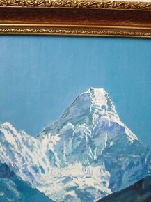 OBRAZ ORIGINAL MALBA HORY „AMA DABLAM“ 6856 m U MONT EVEREST - 3