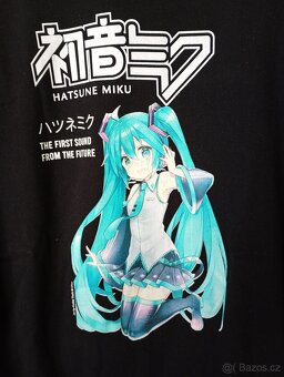 Mikina klokanka černá Sune Miku vel.158/164 - 3