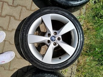 Alu kola Škoda R16 5X100 LETNÍ PNEU 215/45 - 3
