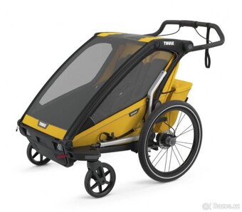 Thule Chariot Sport 1 Yellow – vč. výbavy na běžky - 3
