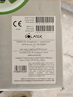 Datový kabel Solarix CAT6 UTP, SXKD-6-UTP-PVC - 3
