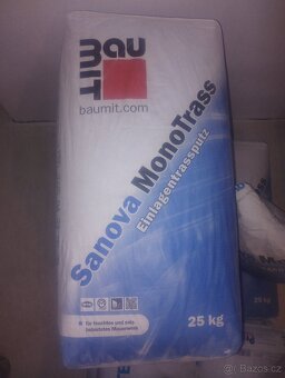 Prodám sanační omítku Baumit 8xjadro 1xstuk 1xprednastrik - 3