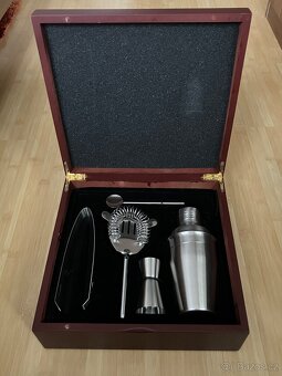 Luxusní barmanská sada Garrone vč. šejkru - 3