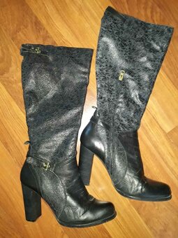 Dámské luxusní kozacky Baťa, vel 40 - 3