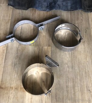 Komín nerez, izolovaný komín, sněholamy - 2 ks - 3