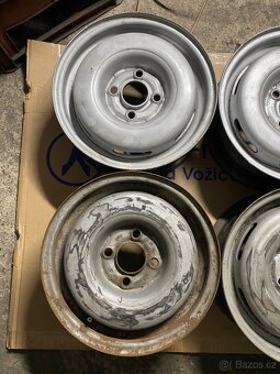 Prodám originální plechové disky 5Jx13H2 4x100 R13 ET 38 pro - 3