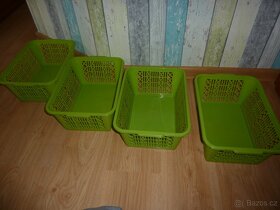 4x plastový košík 36 x 26 x 14 cm - nový - 3