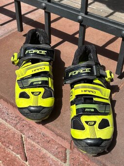 FORCE MTB boty/tretry + šlapátka SPD - 3