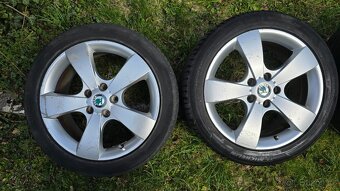 originál Alu kola Škoda Octavia 7Jx17 H2 ET54 - 3