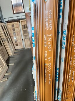 NOVÉ PVC DVOUKŘÍDLÉ DVEŘE-VRATA VEKRA 211x207-PLZEŇ - 3