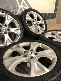 Alu kola Škoda R17 5X112 LETNÍ PNEU 225/45 R17 PALLAS - 3
