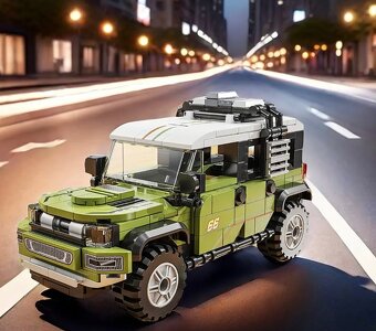Stavebnice typu LEGO Terénní expediční vůz – připraven na do - 3