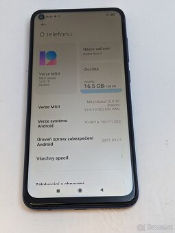 Xiaomi Redmi Note 9 4/128gb blue. Záruka 6 měsíců. - 3