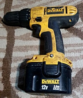 AKU VRTACKA DEWALT DC 740,VRTACKA FUNKCNI,BATERIE NEFUNKCNI - 3