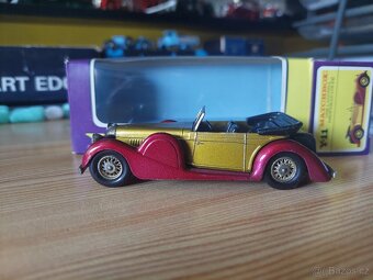 Matchbox yesteryear Y11 LAGONDA DARK RED EXTRA RARE - 3