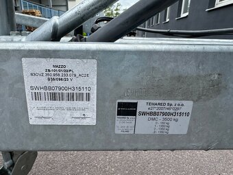 Lodní vlek Tema  B35/3 3.500kg - 3
