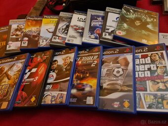 PS2 Stav Nového Nepoškrábaný + Karty + Hry + Kabely - 3