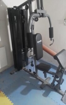 Posilovací věž+ Bench press lavice+ Zvaží+Jednoručky - 3