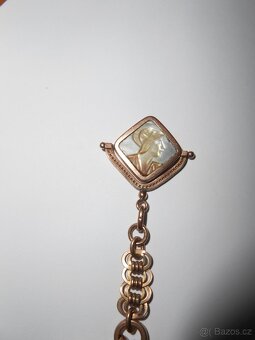 RETRO šatlen na hodinky s přívěškem - vyraženo AMERIKANE - 3