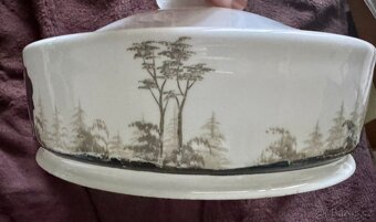 starožitné secesní stínidlo na stahovačku - 3