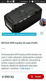 EleTech GPS tracker do auta Profi2 - 3