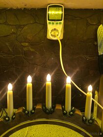 Úsporné led žárovky vánoční pro židovský svícen - 3