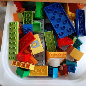 Lego duplo plus stůl z masivu a lego duplo hrací deska - 3