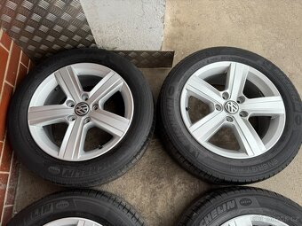 Alu 16" 5x112, orig. VW " DOVER" , pneu 70%, TOP - 3