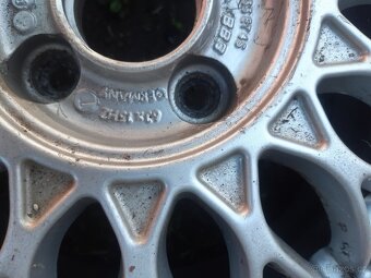 Alu kola BBS, 15" rozteč 4x100 Škoda, VW, OPEL Seat, Honda - 3