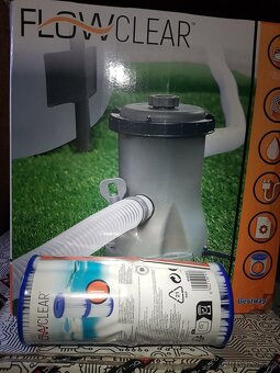 Bazén s filtrací, ohřevem a čistící sadou - 3