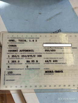 Auto: Opel Corsa 1.4 I, 1996, BENZÍN +zdarma hlíníkové disky - 3