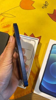 iPhone 12mini 128gb modrý, 100% baterie, top stav - 3