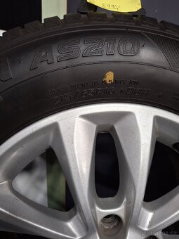 Alu kola Ford, R16 + zimní pneu 215/65 R16 - 3