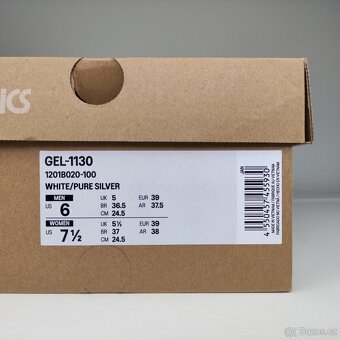 ASICS Gel-1130 White Pure Silver 37, 38, 39, 40, 42 - 3