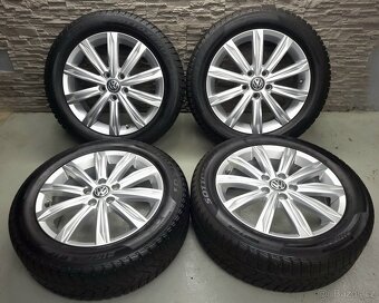 17" Originál VW Stockholm 5x112 zimni pneu - 3