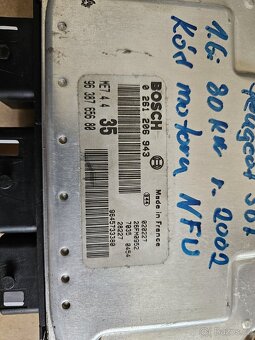 ŘJ motoru Peugeot 307 1.6 80kw - 3