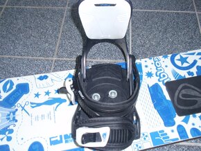 PĚKNÝ SNOWBOARD STUF CONQUEST 118 CM+VÁZÁNÍ STUF - 3