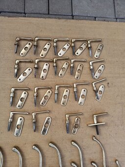 Mosazné kliky,kličky,kličky na okna,oliva,půloliva-2. - 3