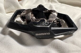 Pedály na kolo SPD + tretry - 3