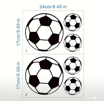 Fotbalové samolepky na zeď - 3