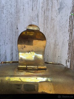 Starožitná mosazná peněženka - 3