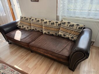 Kožený gauč rozkládací - 3