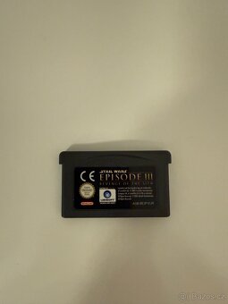 Game Boy Advance (oranžový) + hra Star Wars Episode III - 3