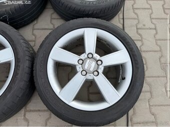 4x al kola 5x112 17 + pneu letní 225/45 R17 - 3